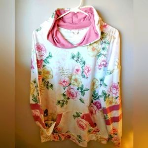 Cute Lovely Melody Floral Hoodie